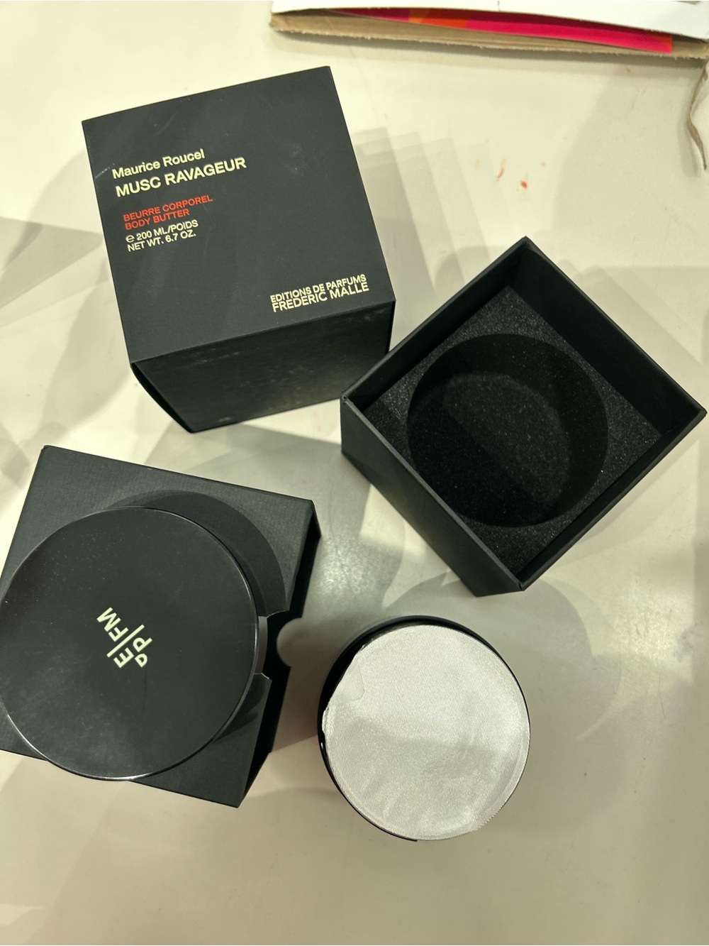 Frederic Malle Musc ravageur Body Butter/Cream, Full Size 6.8oz/200mL sealed